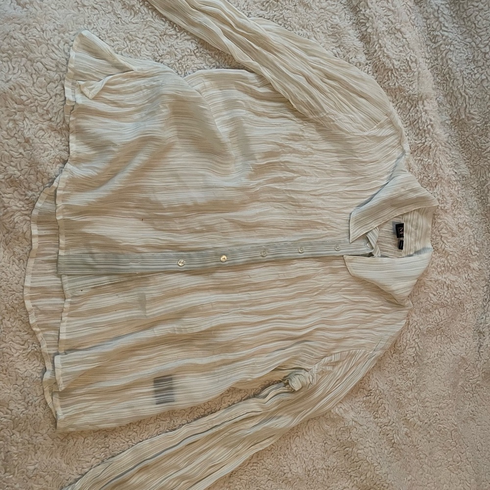 Milano Striped Cream Shirt